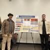 Students with poster.